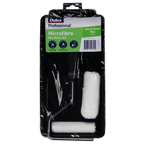 Dulux Professional Microfibre Mini Roller Kit 100mm